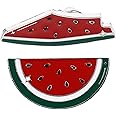 AOKWAWALIY Watermelon Brooch Pin Palestine, 2pcs Watermelon Enamel Pin Palestine Brooch Pin Hawaiian Fruit Shaped Brooches Watermelon Badge Breastpin Jewelry for Summer Luau