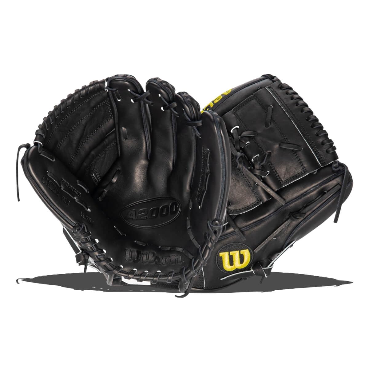 Wilson 2021 Clayton Kershaw A2000 CK22 GM 11.75" Baseball Pitcher's Glove - Black/Yellow, Right Hand Throw