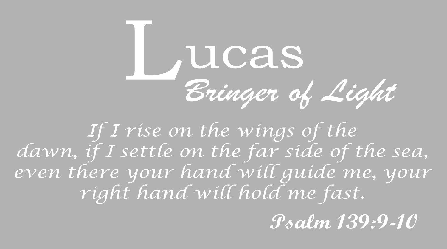 Amazon Com Baby Names Wall Decals Displaying The Meaning Of Names Vinyl Decal Learn The Lucas Name Meanings Of Baby Girl Names Or Boys Get This What Does My Name Mean Decal