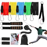 ENERACES Baseball Resistance Bands for Pitchers &ndash; Pro-Grade Arm Strength &amp; Pitching Bands