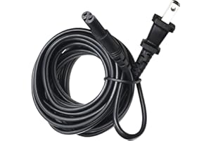 2 Prong Power Cord Charger Replacement for Epson Workforce, Stylus, Ecotank Printer, ET-2800 WF-2520 WF-3620 WF-M1560, ET-272