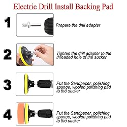 HIFROM 4-Inch/100mm Hook and Loop Backing Pad