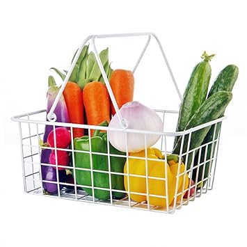 Kochen & Genießen Eisen Aufbewahrungskorb Organizer für Früchte Gemüse