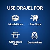 Orajel Mouth Gel Denture Ulcer Relief Benzocaine 10% 5.3 g view 7
