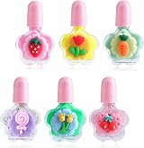 LOPHE Nail Polish Set for Kids 6 Rainbow Colors Non-Toxic Peelable Quick Dry view 7