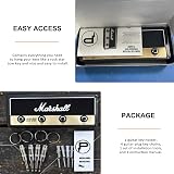 Youyijia Wall Mount Key Holder with 4 Guitar Keychains Musician Gift view 5