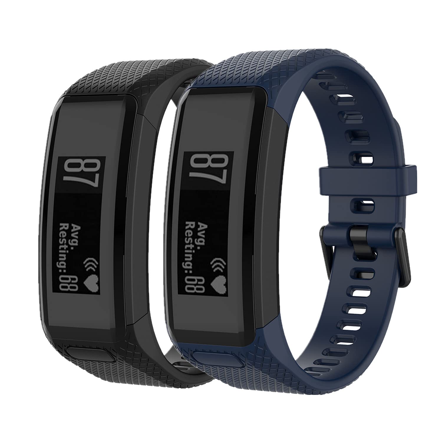Muovrto Strap for Garmin Vivosmart HR, Silicone Watch Strap Sport Replacement Band