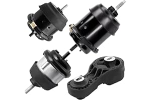 4PCS Engine Motor and Transmission Mount Set Compatible with 2009-2017 Traverse, 2009-2016 Acadia,Enclave and Saturn Outlook 