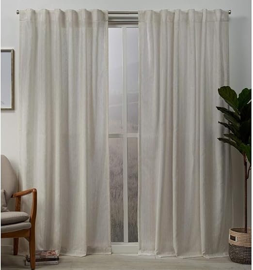 Amazon Com Exclusive Home Curtains Muskoka Teardrop Slub