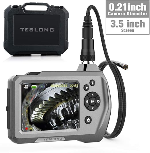 Teslong Endoscope, Handheld Industrial Borescope Inspection Camera with