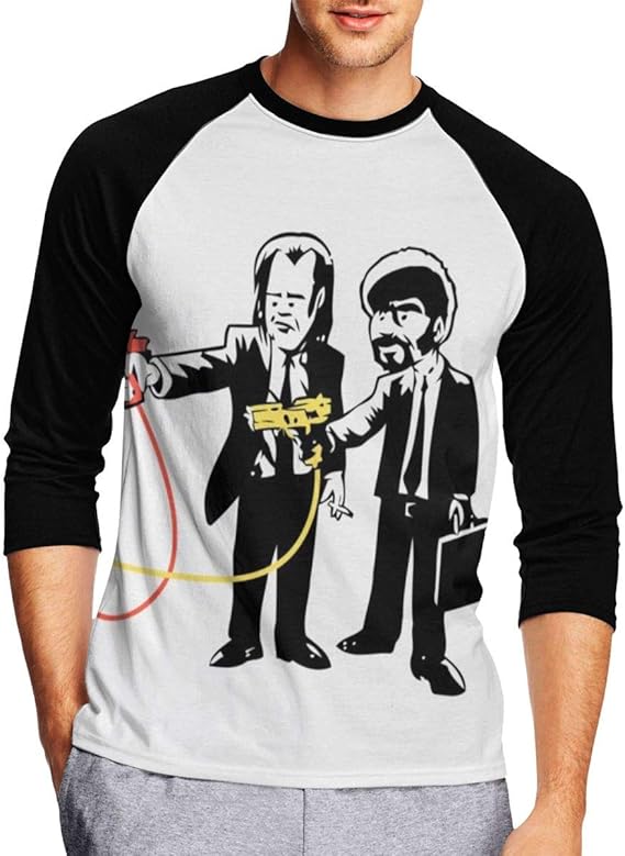 Amazon Co Jp Pulp Fiction パルプ フィクション メンズ Tシャツ 七分袖 軽い 柔らかい トレーナー おしゃれ インナー ファッション かっこいい 服 ファッション小物