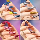 Fandamei 12 Pots Extra Fine Glitter Set Arts Crafts Nail Art Body Face view 4
