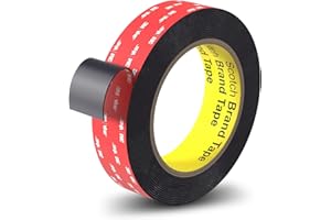 LOVSOF Double Sided Tape Heavy Duty, 1 in x 16.5 ft, Strong Adhesive Waterproof Mounting Tape for Car, Walls, LED Strip Light, Home & Office Décor