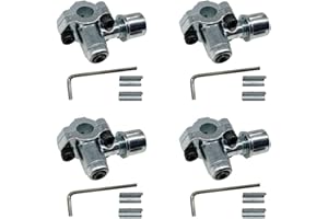 LYGCHII BPV-31 Bullet Piercing Valve Kit, 4Pcs BPV-31 Bullet Piercing Valve Line Tap 3 in 1 Access For Air Conditioners HVAC 1/4 Inch, 5/16 Inch, 3/8 Inch Outside Diameter Pipes