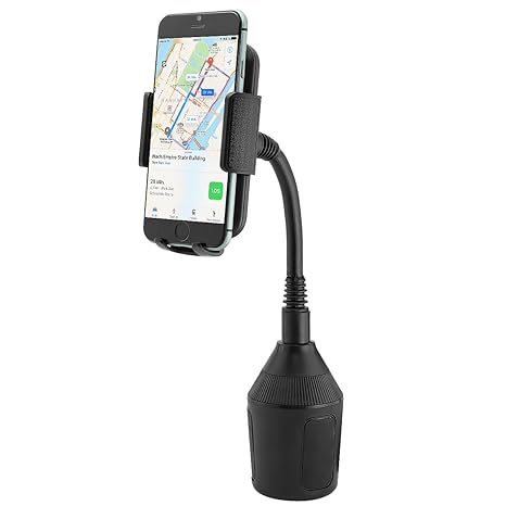 MidGard Universal Autohalterung für KFZ-Getränkehalter, Cup Mount für Smartphones bis zu 9,8cm Breite