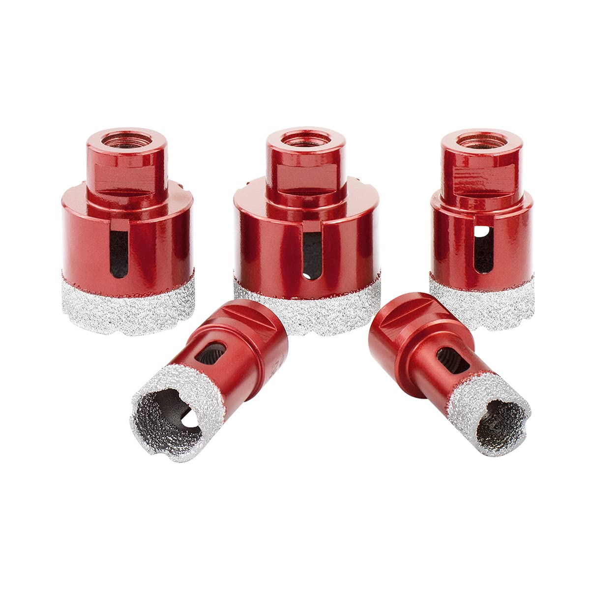 Meccion Diamond Hole Saw Drill Bit with M14 Thread, Performance Brazed Hollow Hole Cutter for Tile/Granite/Marble/Porcelain/Glass/Ceramic (20mm-50mm)