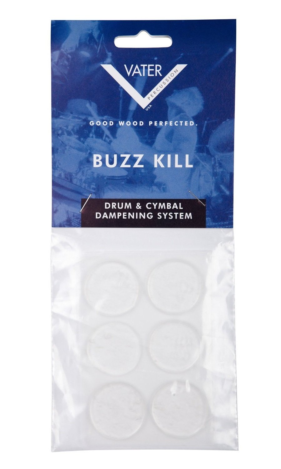 Vater Drumsticks VBUZZ - Buzz Kill Dampener Gel - 6 Pack