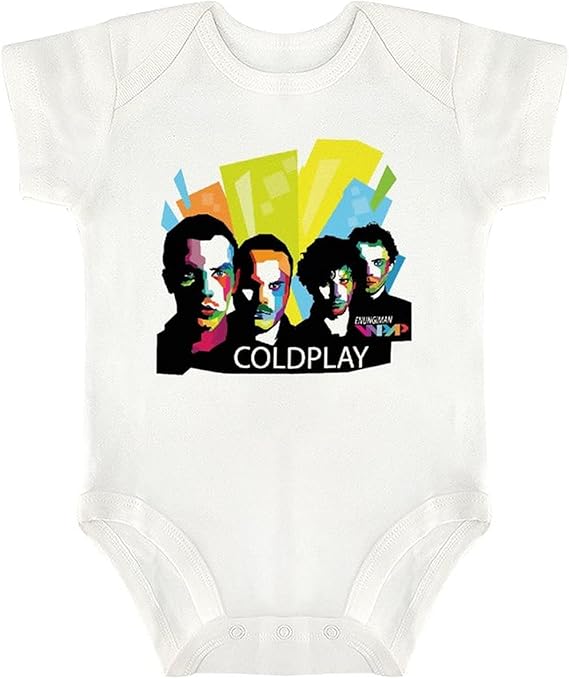 Amazon Co Jp Coldplay コールドプレイ ベビー服 半袖 ロンパース ボディースーツ 前ボタン 丸襟 かっこいい 新生児 ベビー 子供服 パジャマ 春秋 カバーオール 肌着 ふんわり ギフト 0 24月 服 ファッション小物