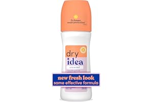 Dry Idea Unscented Roll On Deodorant & Antiperspirant for Women – Hypoallergenic for Sensitive Skin, 2X Longer Sweat Protection, 72Hr Sweat & Odor Protection, Womens Deodorant, 3.25oz