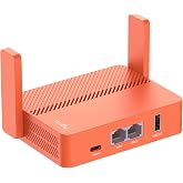 Cudy AC1200 Pocket-Sized Wi-Fi 5 Travel Router, 6-in-1 Modes, VPN, TR1200 | OpenWRT ready, OpenVPN/IPsec VPN/WireGuard, Dual-Band wifi5, 867+300 Mbps, 1&times; WAN, 1&times; LAN port, USB-C Powered, Mini size