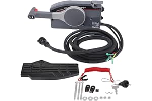 Torvex Remote Control Box, External Engine Side Mount Compatible with 10 Pin 703-48205-16, Boat Throttle Control, Shift Contr