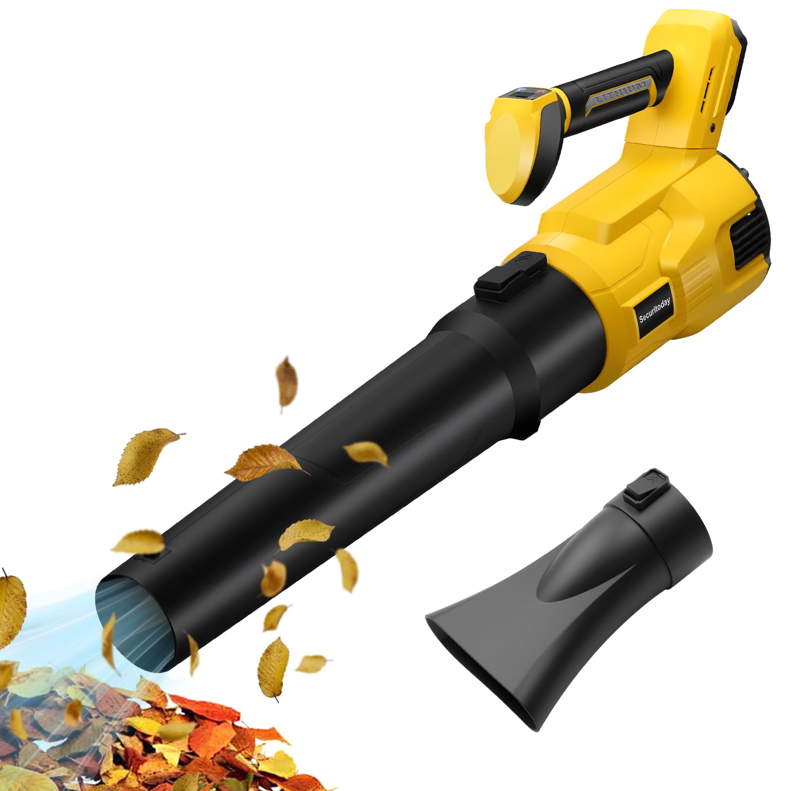 Photo 1 of *MISSING PARTS - see clerk notes*
Cordless Leaf Blower Compatible with Dewalt 20V MAX Battery, 1500W Brushless Motor, 120MPH 500CFM High-Power Electric Blower, Lightweight Handheld Yard Cleaning Tool for Lawn, Garden & Patio