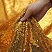 PartyDelight Sequin Tablecloth, Christmas Tree Skirt, Round, 50