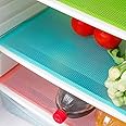 seaped 5 Pcs Refrigerator Mats,EVA Refrigerator Liners Washable Can Be Cut Refrigerator Pads Fridge Mats Drawer Table Placema