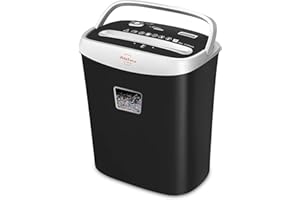VidaTeco Paper Shredder for Home Office10-Sheet Cross-Cut Shredder with US Patented Cutter,Also Shreds Card/CD/Clip,Paper Shredding Machine for Home Use Heavy Duty with Jam Proof,3.9-Gallon Bin