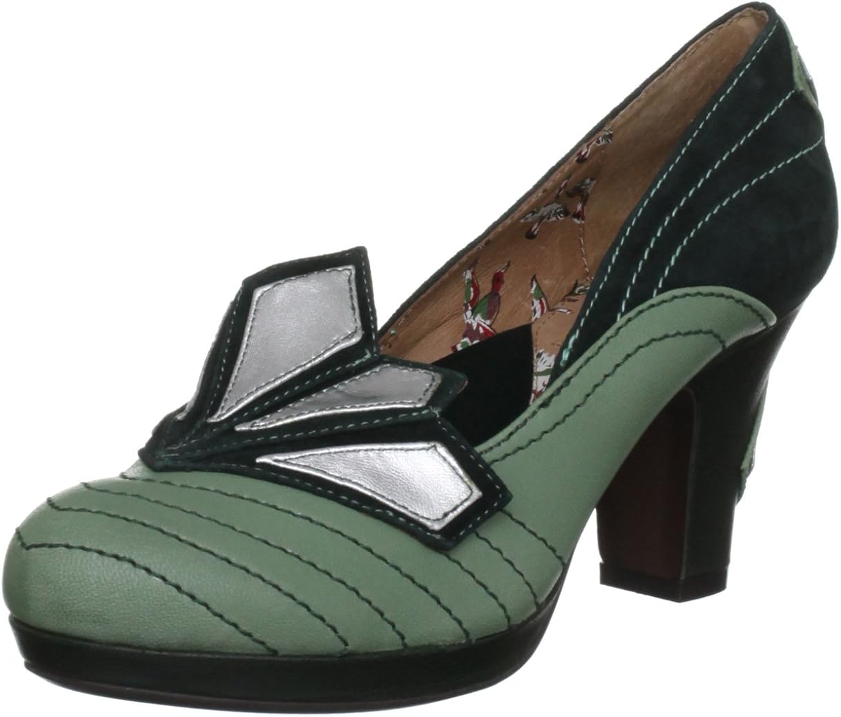 Miss L Fire Women's Streamlined Green Decorative STRGRN37 4 UK Amazon