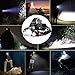 Waterproof 5000Lm Bright 3 CREE XM-L T6 LED Headlamp，Smartdio Flashlight Torch 4 Modes Headlight with Rechargeable Batteries and Wall Charger for Hiking Camping Riding Fishing Hunting