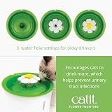 Catit Flower Cat Water Fountain Drinking Fountain with Water Level Window view 4