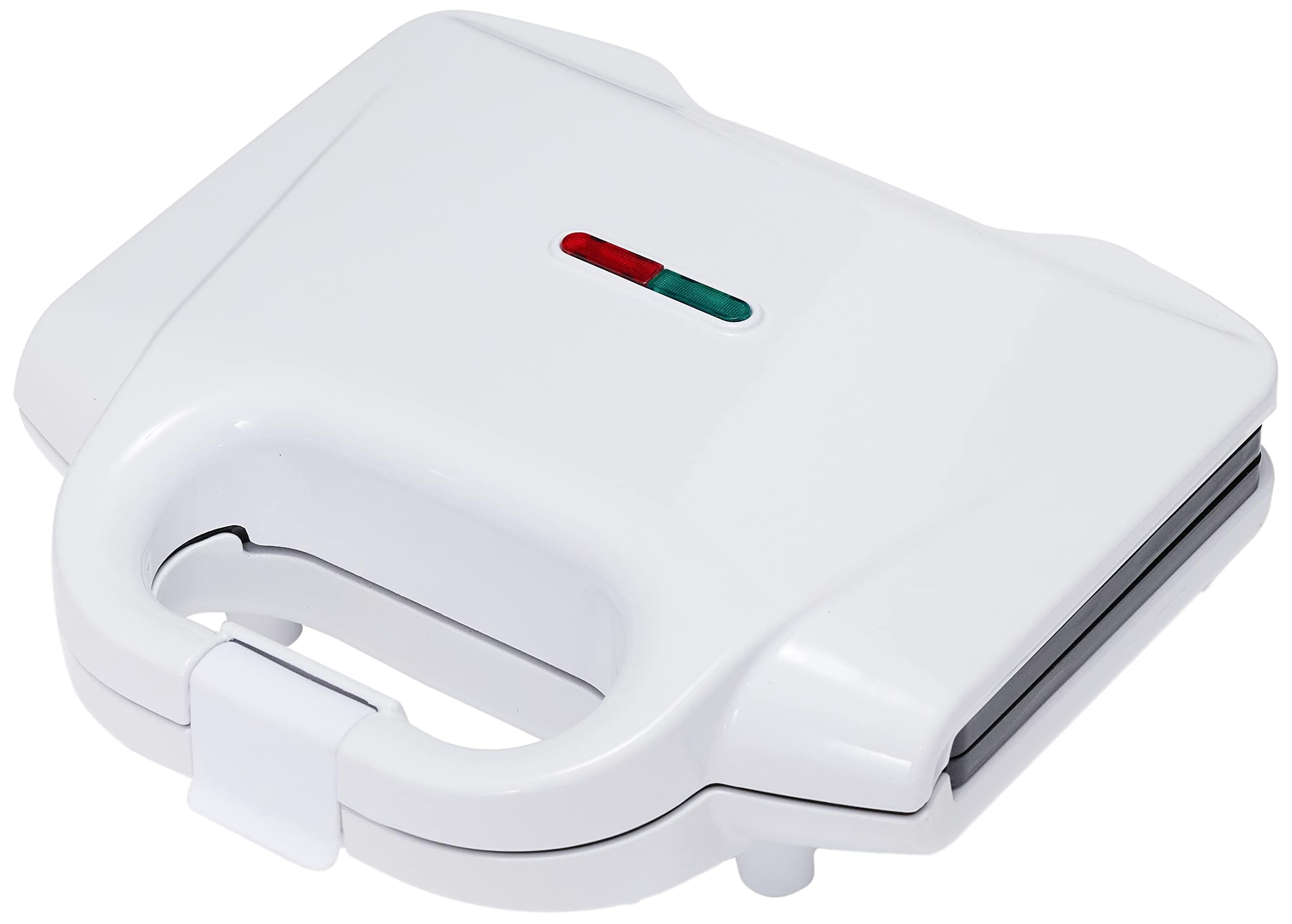 Photo 1 of Amazon Basics Waffle Maker 2-Slices White with Non-stick coating and Easy to Clean, 700W