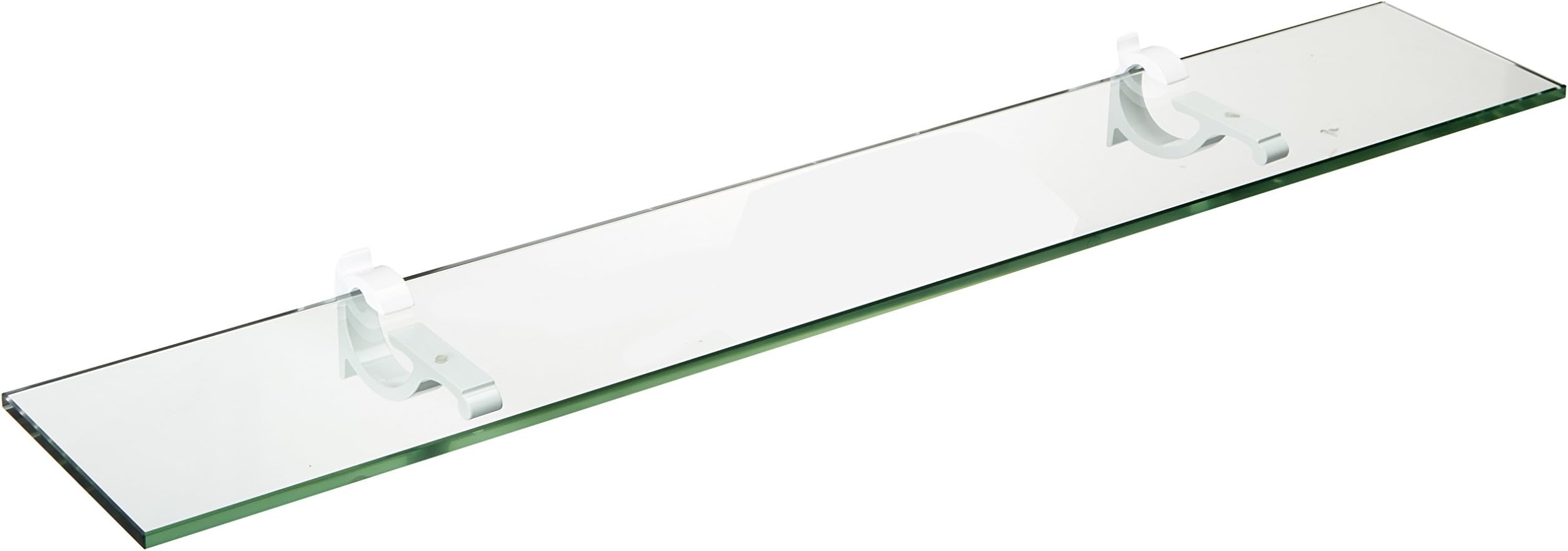 Spancraft Glass Monarch Glass Shelf, White, 12 x 30