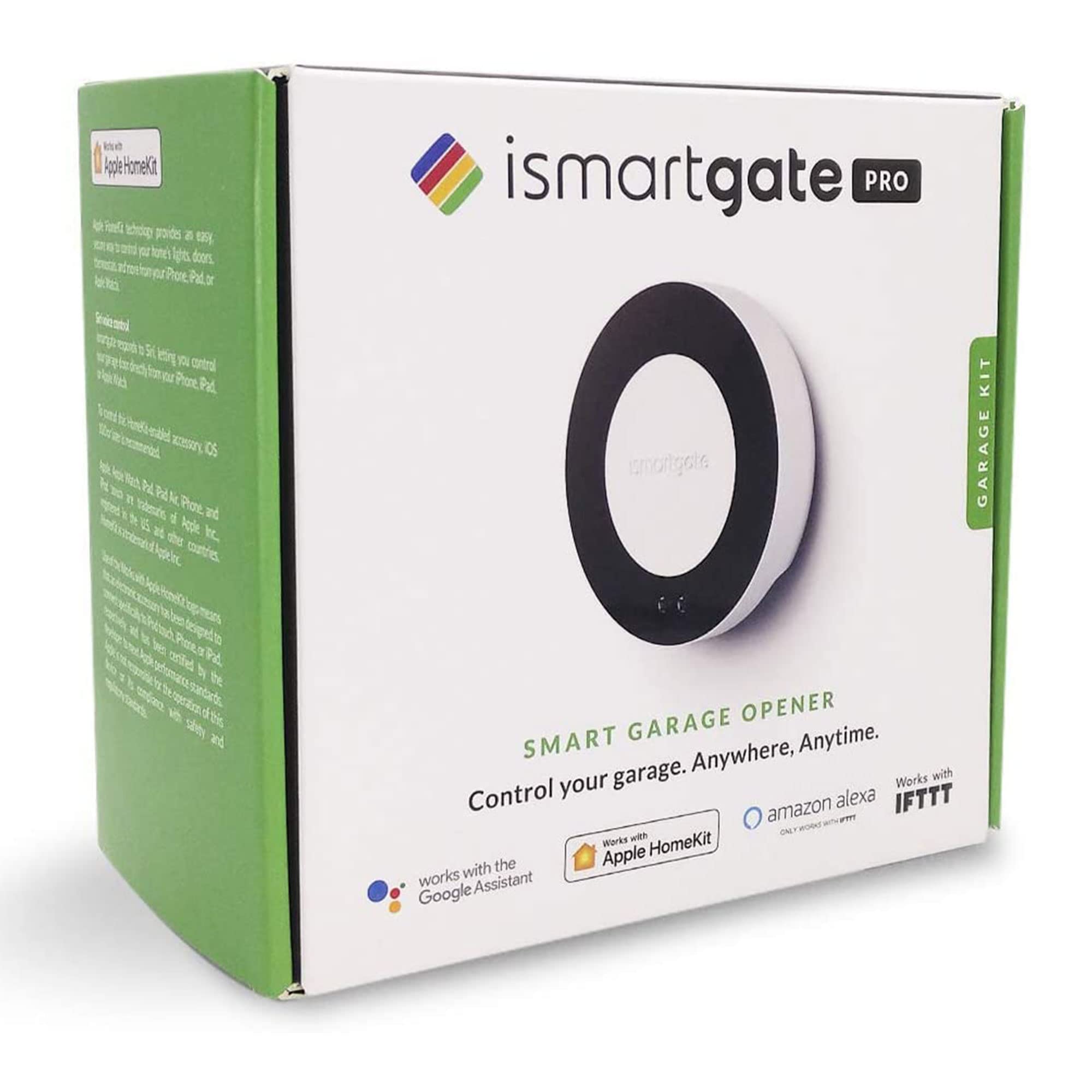 ismartgate PRO Smart Garage Door Opener Remote. Compatible Apple Homekit, Amazon Alexa, Google Assistant, IFTTT, Samsung SmartThings. Compatible with All Garage Openers. Wireless Sensor Included. - View 3