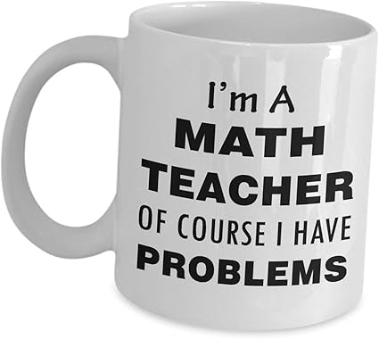 Amazon Co Jp 数学の先生カップ コーヒーマグ 数学教授への面白いギャグギフト かわいい感謝のギフト 数学の統計士 代数計算 計算 女性 男性のアイデア もちろん私は問題があります ホーム キッチン