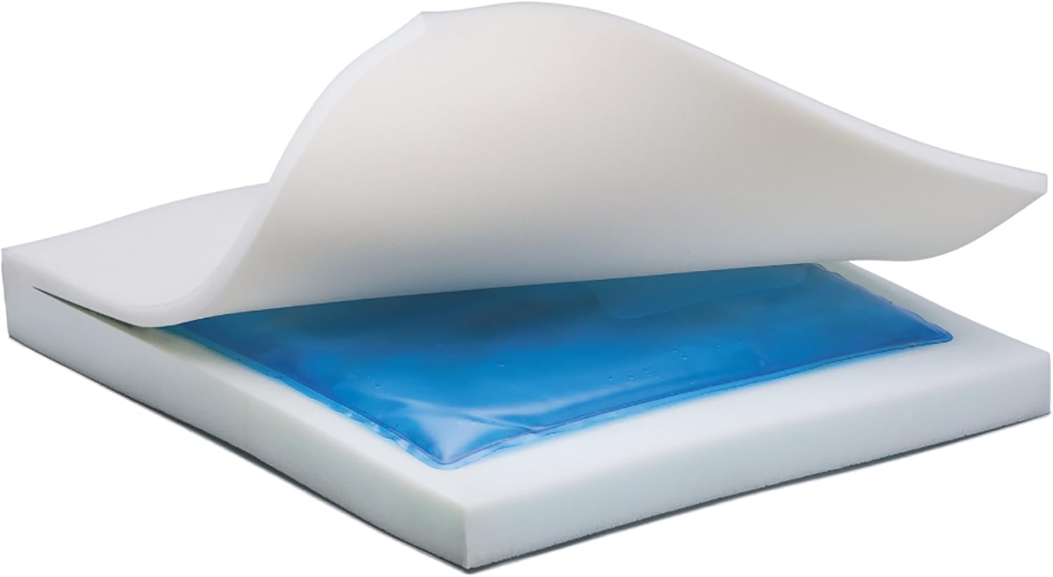Nova Gel & Memory Foam Seat & Wheelchair Cushion in 8 Sizes (from 16” X 16” to 18” X 24” Extra Wide), Comfortable & Durable Everyday Seat Cushion with Removable Water Resistant Cover, 2” or 3” Thick: Health & Personal Care