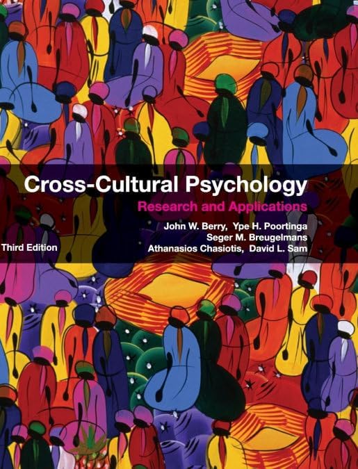 Cross-Cultural Psychology 第7版 Amazon.com: Cross-Cultural Psychology: 9780521745208: Berry, John