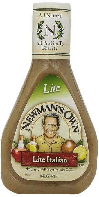 Amazon.com : Newman's Own Light Italian Salad Dressing, 16 oz : Grocery