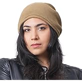 Slouchy Summer Beanies for Women & Men, Indoor Winter Organic Knit Hat for Chemo & Sensitive Skin