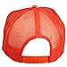 DALIX Two Tone Trucker Cap in Orange and White Hat