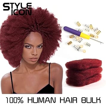 Amazon Com Style Icon 3 Bundles Afro Kinkys Bulk Human Hair