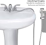 ABSOK Stainless Steel Bidet Shower Kit 2 Way Diverter Toilet Hand Sprayer 1.5m view 4