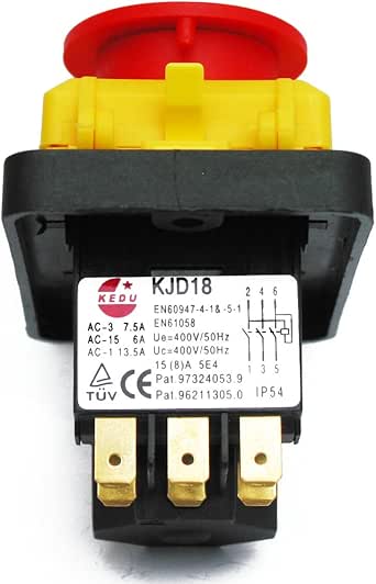 Interruttore Magnetico KEDU KJD12-14 3 Poli 230V - Con Protezione IP54 - Foto 3