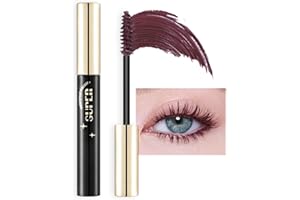 BINGBRUSH Colored Mascara for Eyelashes Set,Colorful Waterproof Mascara for eyelashes Long lasting Charming Voluminous Mascara for Women Cruelty Free Vegan (1pcs 10# Red)