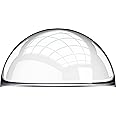Solid Acrylic/Plexiglass Half Sphere (Cabochon) - Transparent/Clear - 2-3/4"