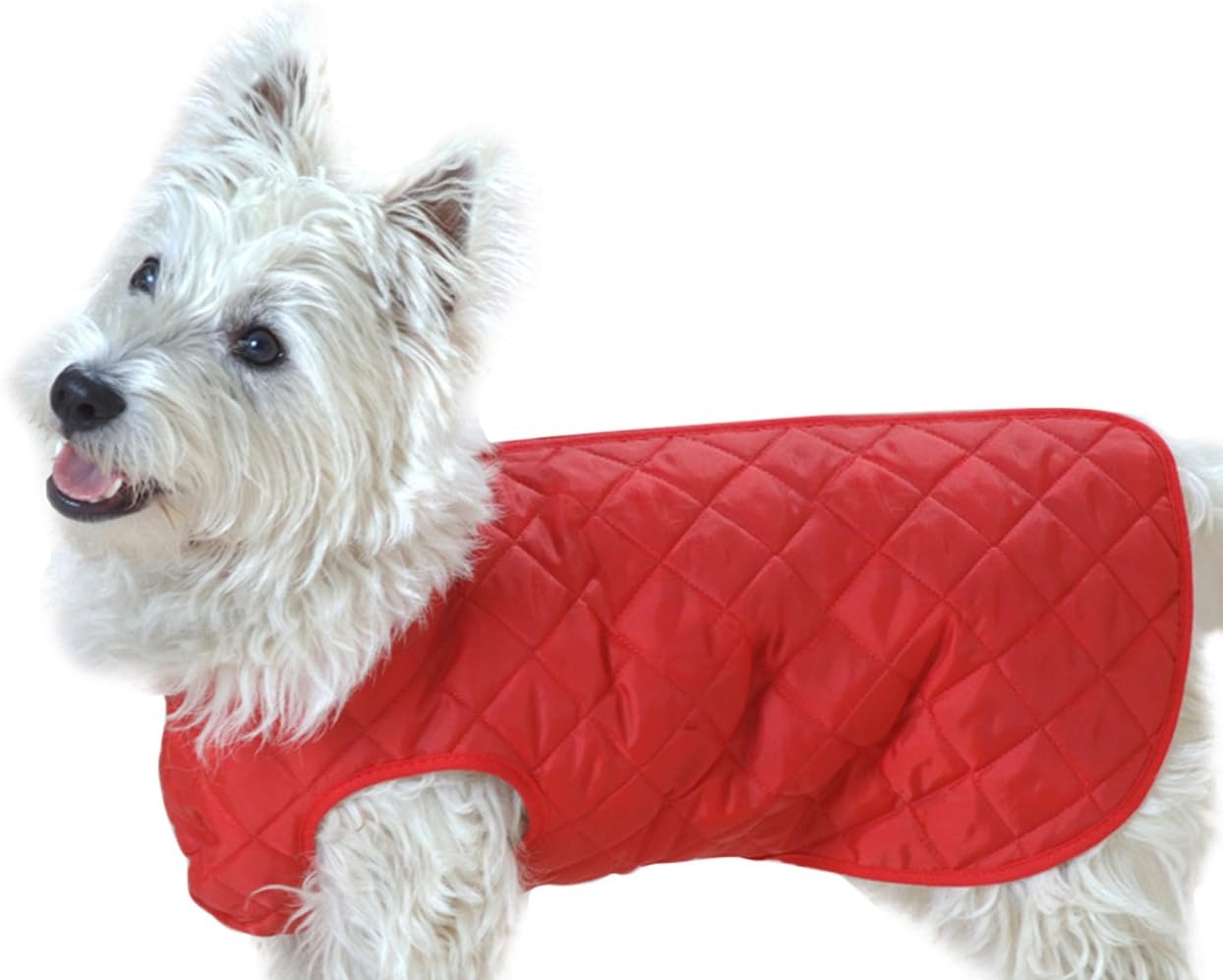 Cosipet Quilted Step in Suit, 18-inch/ 46 cm, Red, 18-inch/46 cm