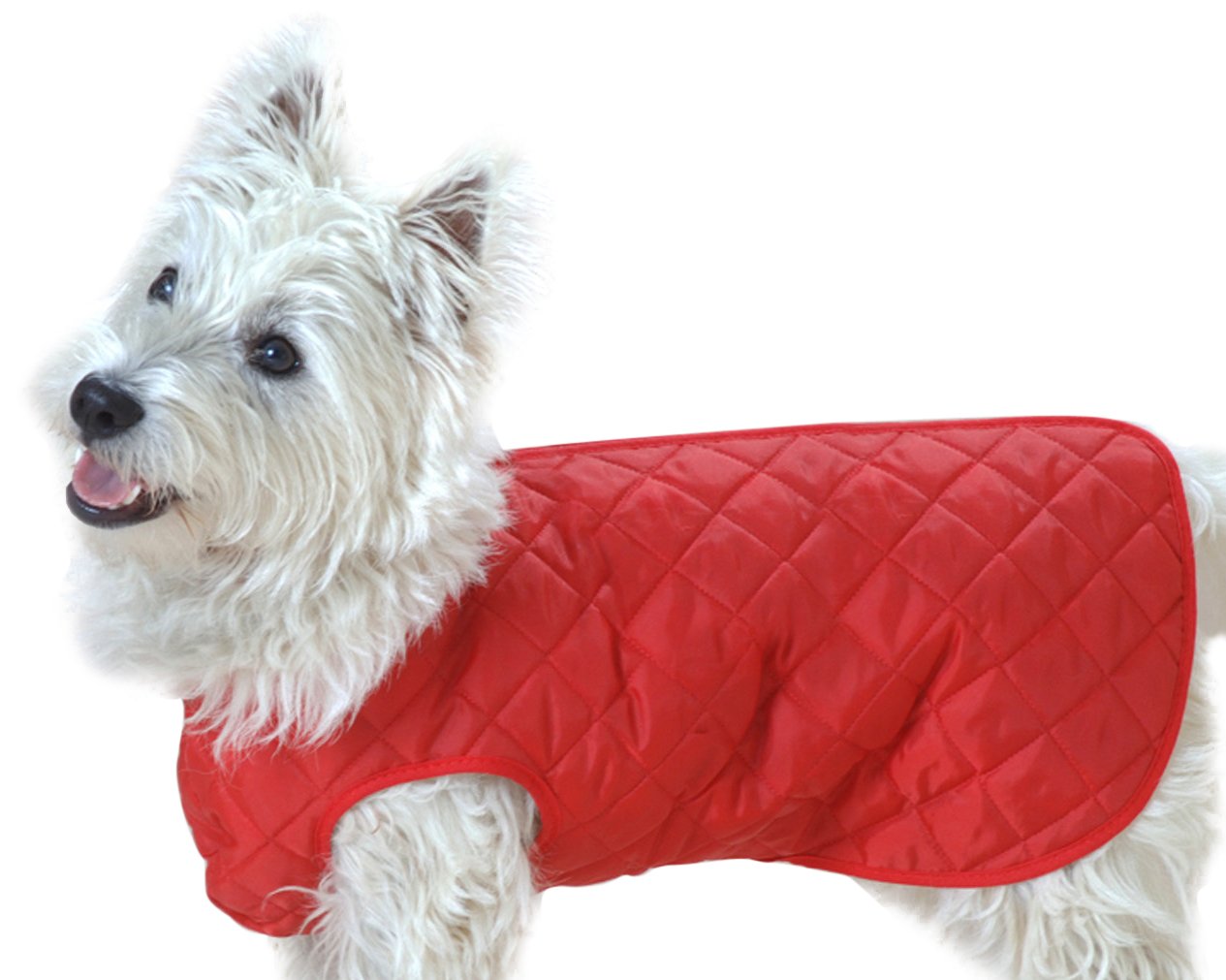 Cosipet Quilted Step in Suit, 18-inch/ 46 cm, Red