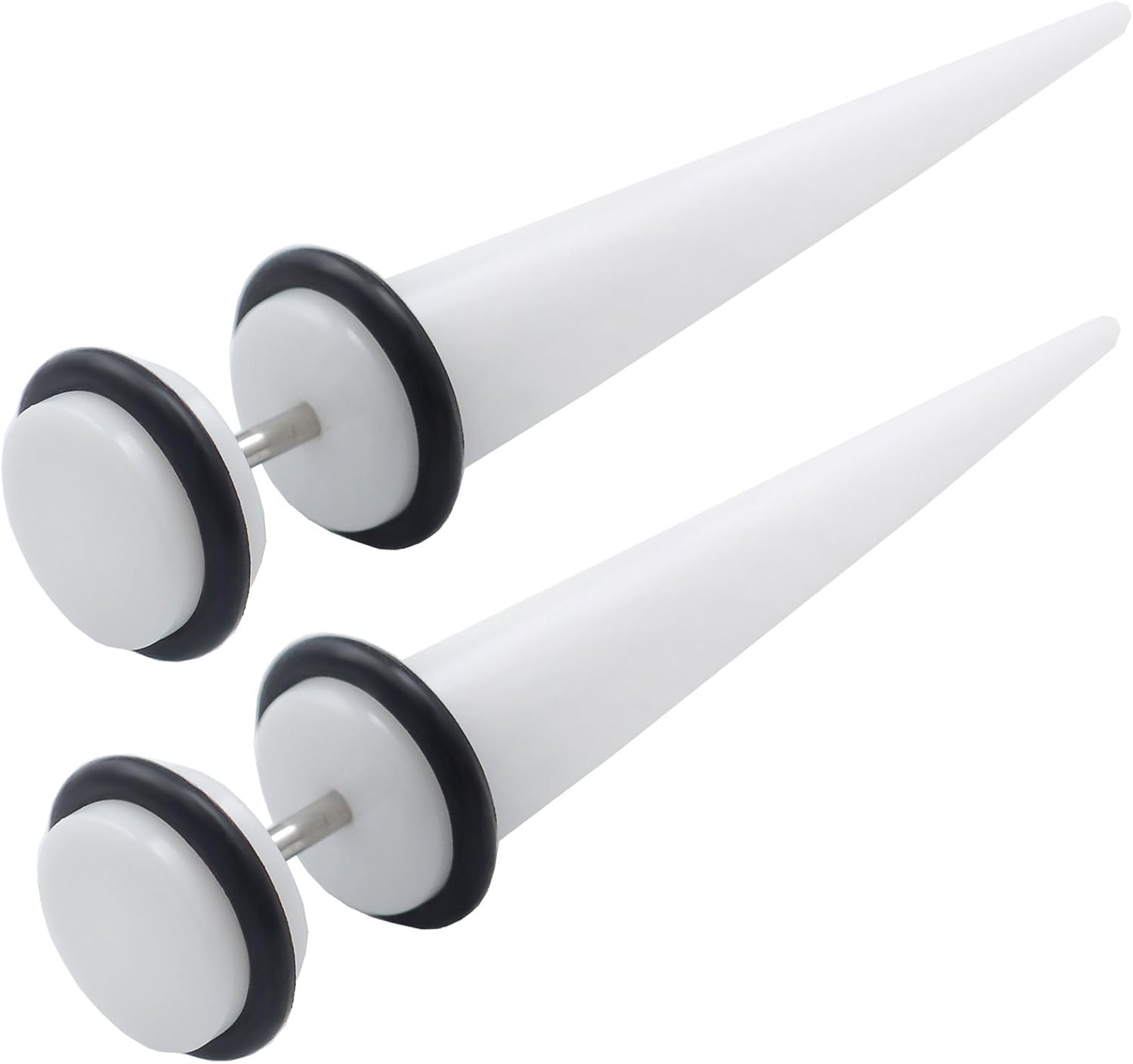 plug oreille body jewelry 2 pcs Acrylique Fake Plugs écarteur 8mm