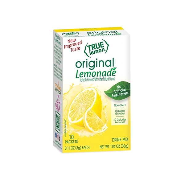 TRUE LEMON LEMONADE DRINK MIX, 10 COUNT, 1.6OZ